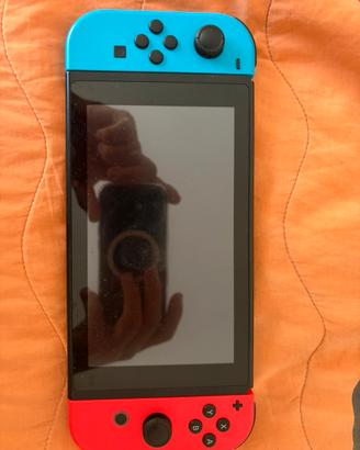 Nintendo switch 1 con 4 giochi e custodia