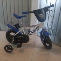Bici con rotelle bimbo dai 2 ai 4 anni
