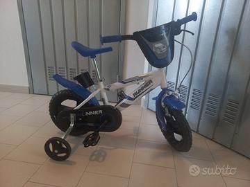 Bici con rotelle bimbo dai 2 ai 4 anni