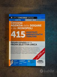 Manuale per Concorso Agenzia Dogane e Monopoli