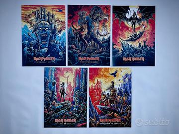 POSTER IRON MAIDEN Qualità Fotografica Premium A3