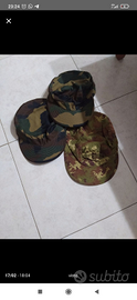 Cappelli cinture e pantalone militari tutto nuovo