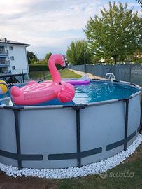 Piscina fuori terra rotonda 427x107