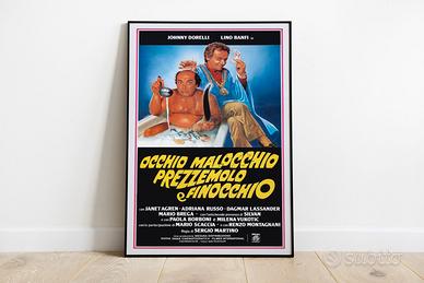 341 - Poster Locandina Film "Commedie Lino Banfi"