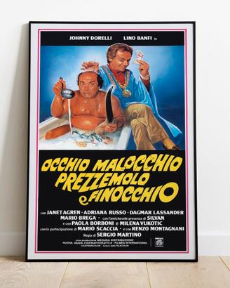 341 - Poster Locandina Film "Commedie Lino Banfi"