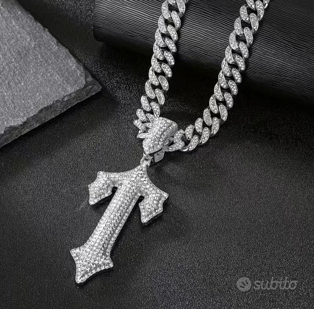 Collana TrapStar oro e argento - Abbigliamento e Accessori In vendita a  Torino