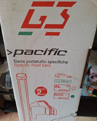 Barre portatutto G3 Pacific + kit 68.132