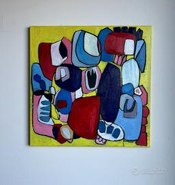 Quadro astratto geometrico