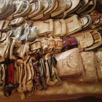  come da foto allestimento bancarella +merce 