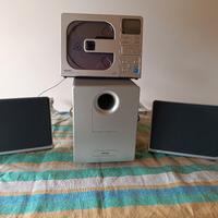 mini stereo radio e CD 