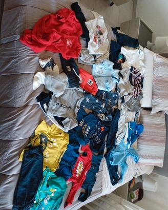 set abbigliamento dai 3/6mesi ai 9/12 mesi 