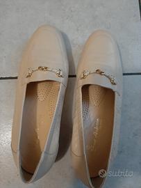 Mocassini/Loafer in pelle Sant'Ambroeus Milano con