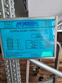 Scaffalatura in metallo professionale