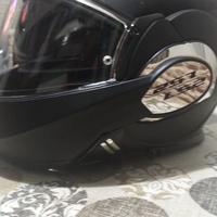 Casco Valiant LS2 nero modulare per moto