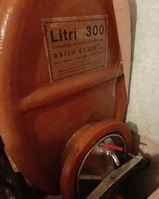 Botte 300 litri vetro resina