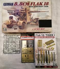 AFV CLUB AF35088 FLAK 18 + AF35107 + Voyager 35067