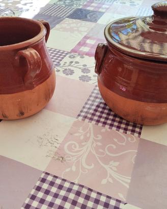 coppia tegami in terracotta 