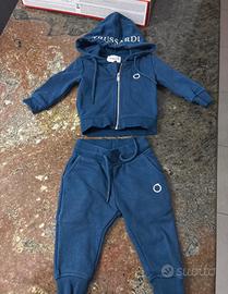 Completino Trussardi neonato giacca e pantalone