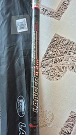 canna da pesca  lancer 4.2 mt  + picchetto 100cm