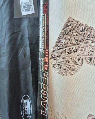 canna da pesca  lancer 4.2 mt  + picchetto 100cm