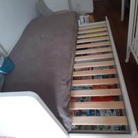 Letto ikea flekke doppio bianco