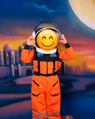 tuta astronauta carnevale 
