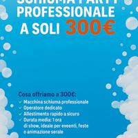 Cannone schiuma party