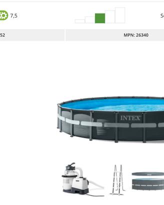 Piscina fuori terra INTEX xtr frame 7,32x132