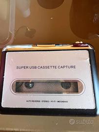 Lettore musicasette, e convertitore in mp3