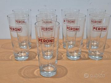 bicchieri Peroni birra 