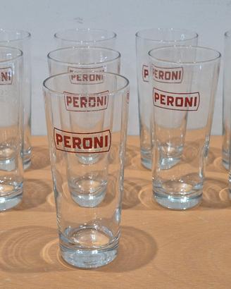 bicchieri Peroni birra 