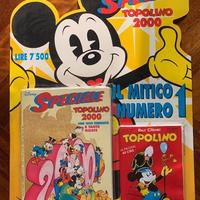 Speciale Topolino 2000 + ristampa N°1 blisterato