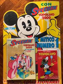 Speciale Topolino 2000 + ristampa N°1 blisterato