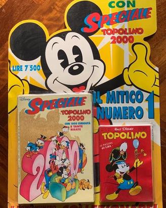 Speciale Topolino 2000 + ristampa N°1 blisterato