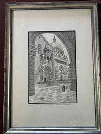 Stampa S.M. Maggiore Bergamo alta