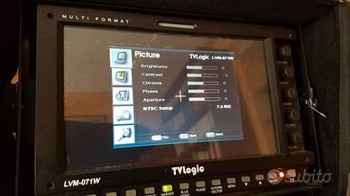 Monitor Broadcasting 7" Multi Format TVLogic