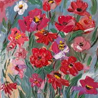 Quadro acrilico su tela, 40 cm x 40 cm