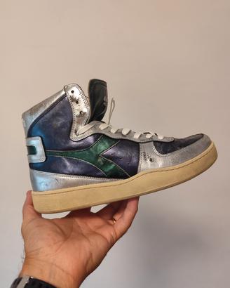 Diadora MI Basket Metallic Mix Used WN numero 40. 