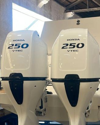 Coppia Motori Fuoribordo Honda Bf 250 Total White