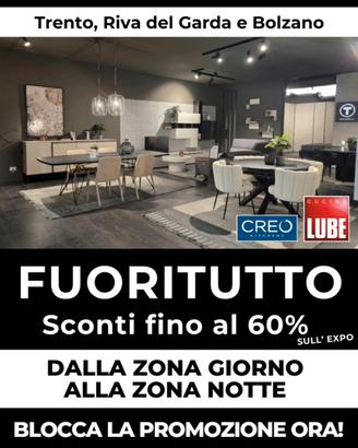 Cucine LUBE e Creo Kitchens TRENTO