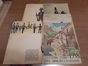 Collezione calendari Storici Arma Carabinieri