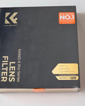Filtro UV K&F Concept Nano-Xcel Pro x Leica Q3/Q2