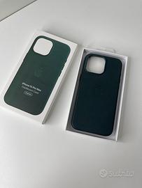 Cover iphone 15 pro max verde Finewoven Exc Condit
