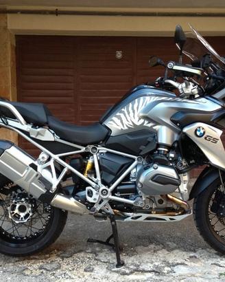 Adesivi effetto zebratura serbatoio BMW 1200 GS