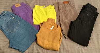 08 LOTTO PLEASE DIXIE GUESS IMPERIAL VESTITI JEANS