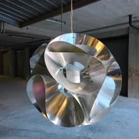 lampada a sospensione in alluminio Panzeri floral 