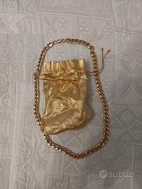 Collana uomo -catena placcato oro 