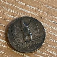 Moneta 5 lire “Aquilotto”