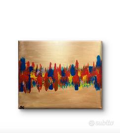 Quadro dipinto a mano 50x60 ‘’vibrazioni’’