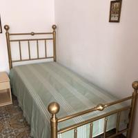 Letto singolo in ottone Barel